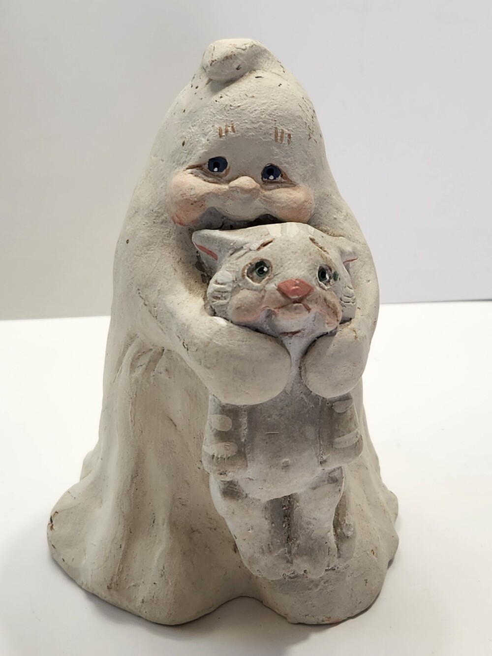Vtg 1991 Dreamsicles Ghost & Scaredy Cat Figurine Cast Art Kristin Haynes